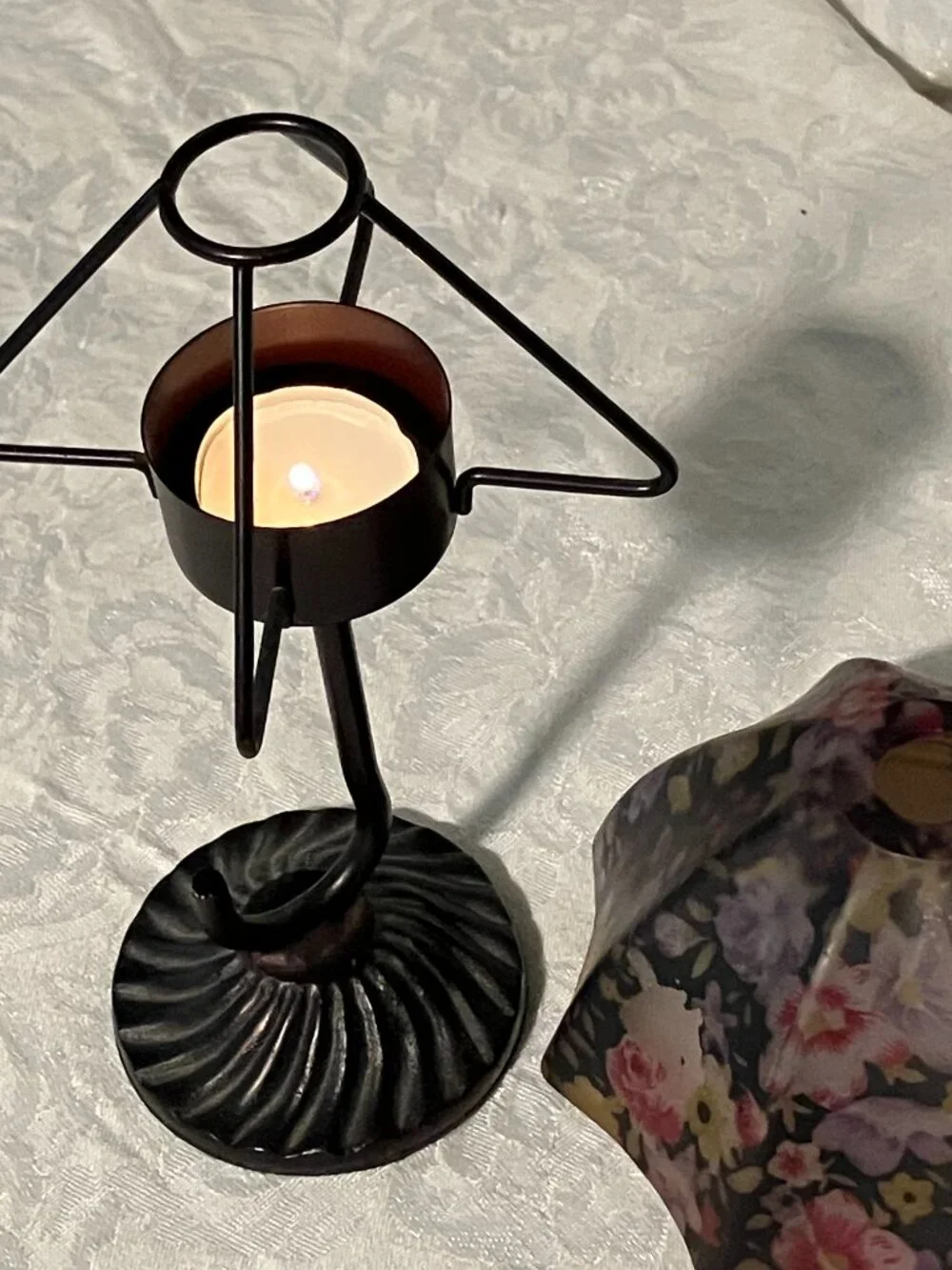 Umbrella candle holder